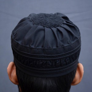 Premium Quality Handmade Kufi Namaz Cap Cotton Best Selling Cotton Namaz Cap Muslim Prayer Hat Cap Takke Skull Cap Soft Sizes From XS to 4XL