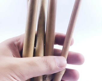 Set of 5 Bamboo Reed Pens Qalam For Arabic Calligraphy Classic HandMade