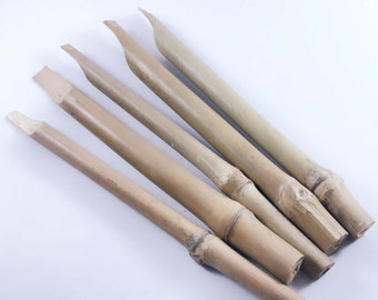 Set of Bamboo Reed Pens Qalam For Arabic Calligraphy Classic HandMade