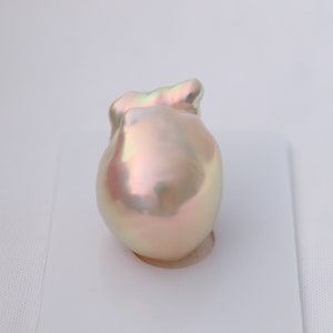 Natürliche Farbe Barockperle, hochglanz barocke Perle für Schmuckdesign, einzigartige Süßwasserperle. BR04