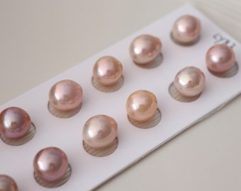 10 Pairs 11-11.5mm Paired Edison Pearls, Natural Color Freshwater Pearls for Pearl Jewelry Design. -LY83