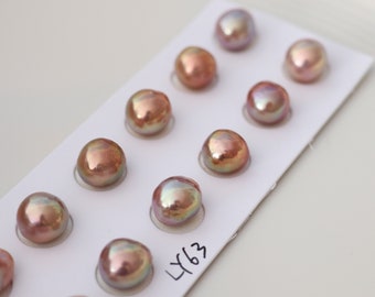 10 Pairs 11-12mm Paired Edison Pearls, Natural Colors, High Luster Pearls For Pearl Jewelry Design. -LY63