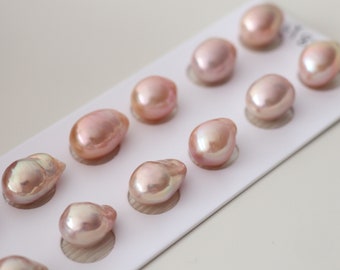 10 Pairs 11-11.5mm Paired Edison Pearls, Freshwater Pearls for Pearl Jewelry Design. -LY84