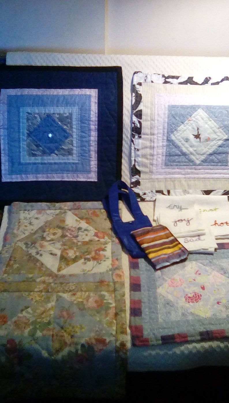 Linen Wall hanging or Runner