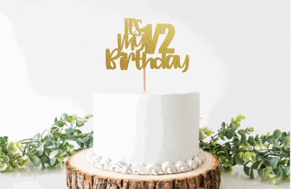 Half Way To One Cake Topper 1 2 Birthday Cake Topper Half Etsy