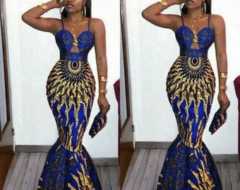 african print graduation dresses