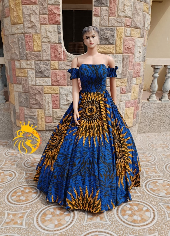 Buy African Clothing for Women African Print Dress African Ball Gown African Prom Dress African Dress African Print Dress Online in India Etsy