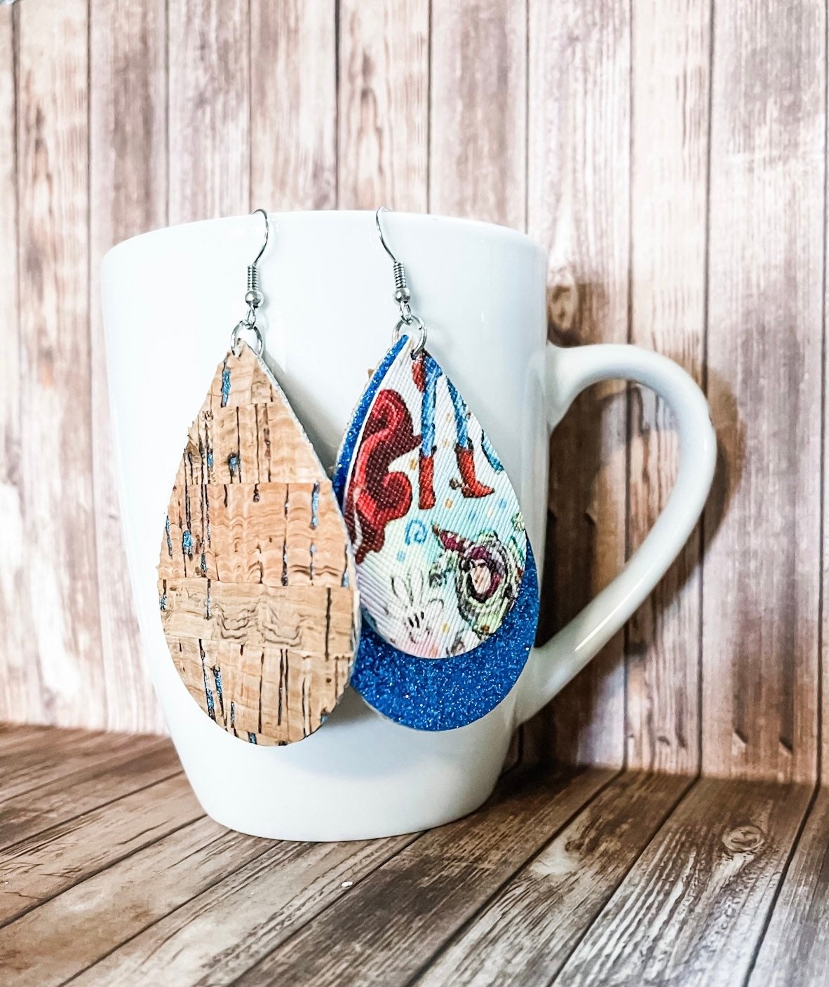 Character Earrings Dangle Earrings Fun and Cute Earrings Etsy