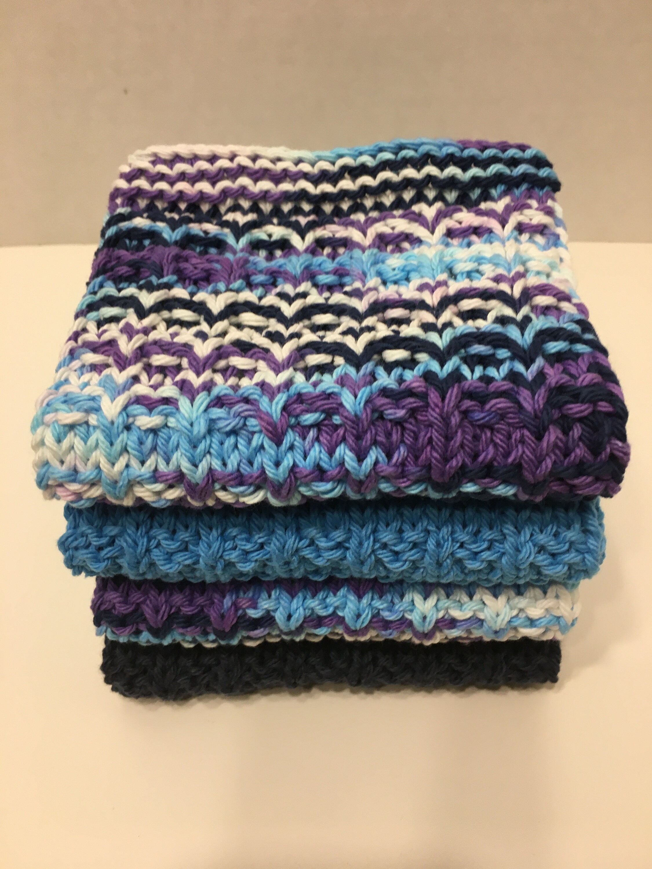 Handmade Dishcloths 100 Cotton Set of 4 20/00701 Etsy