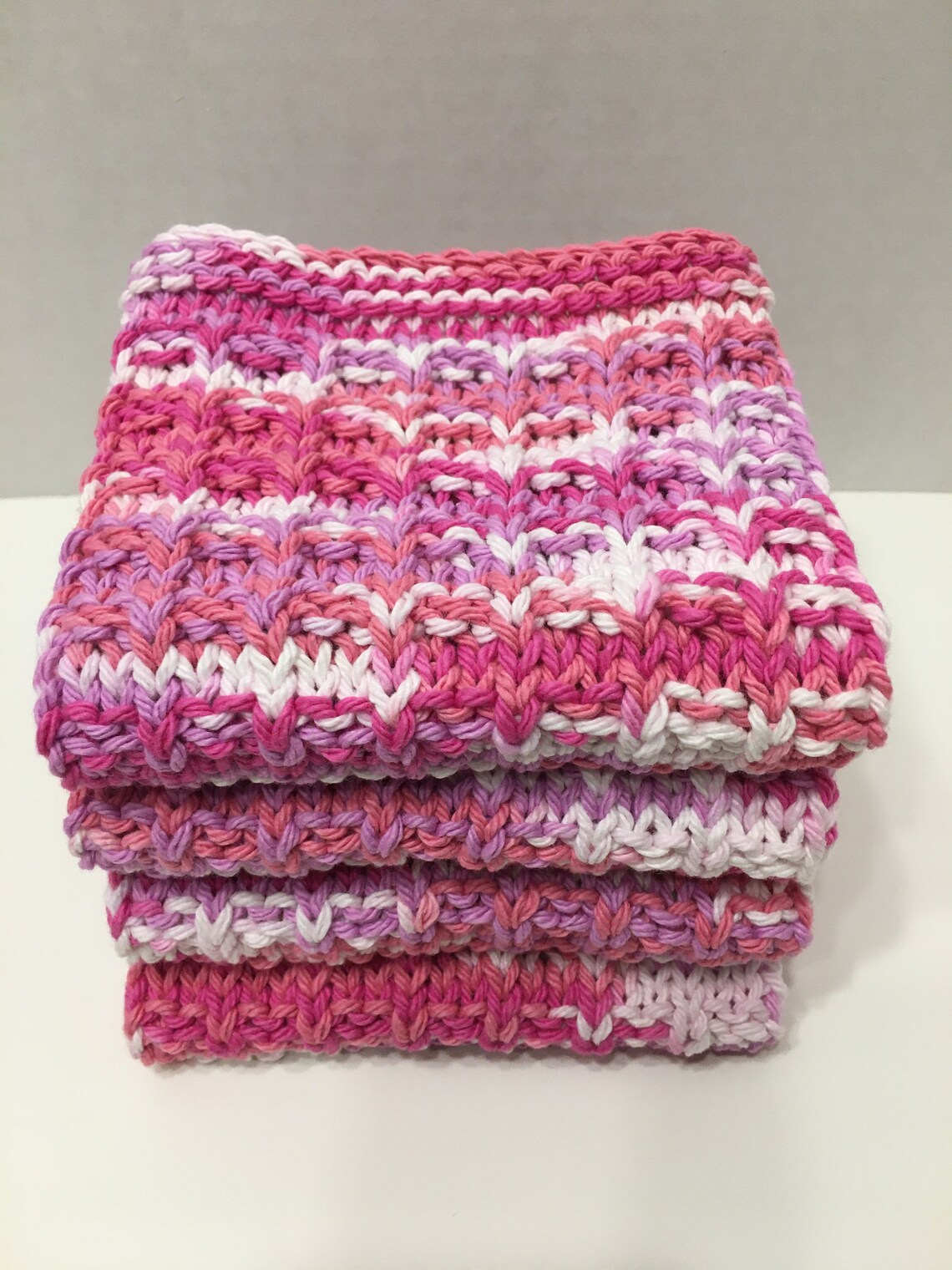 Handmade Dishcloths 100 Cotton Set of 4 20/00501 Etsy