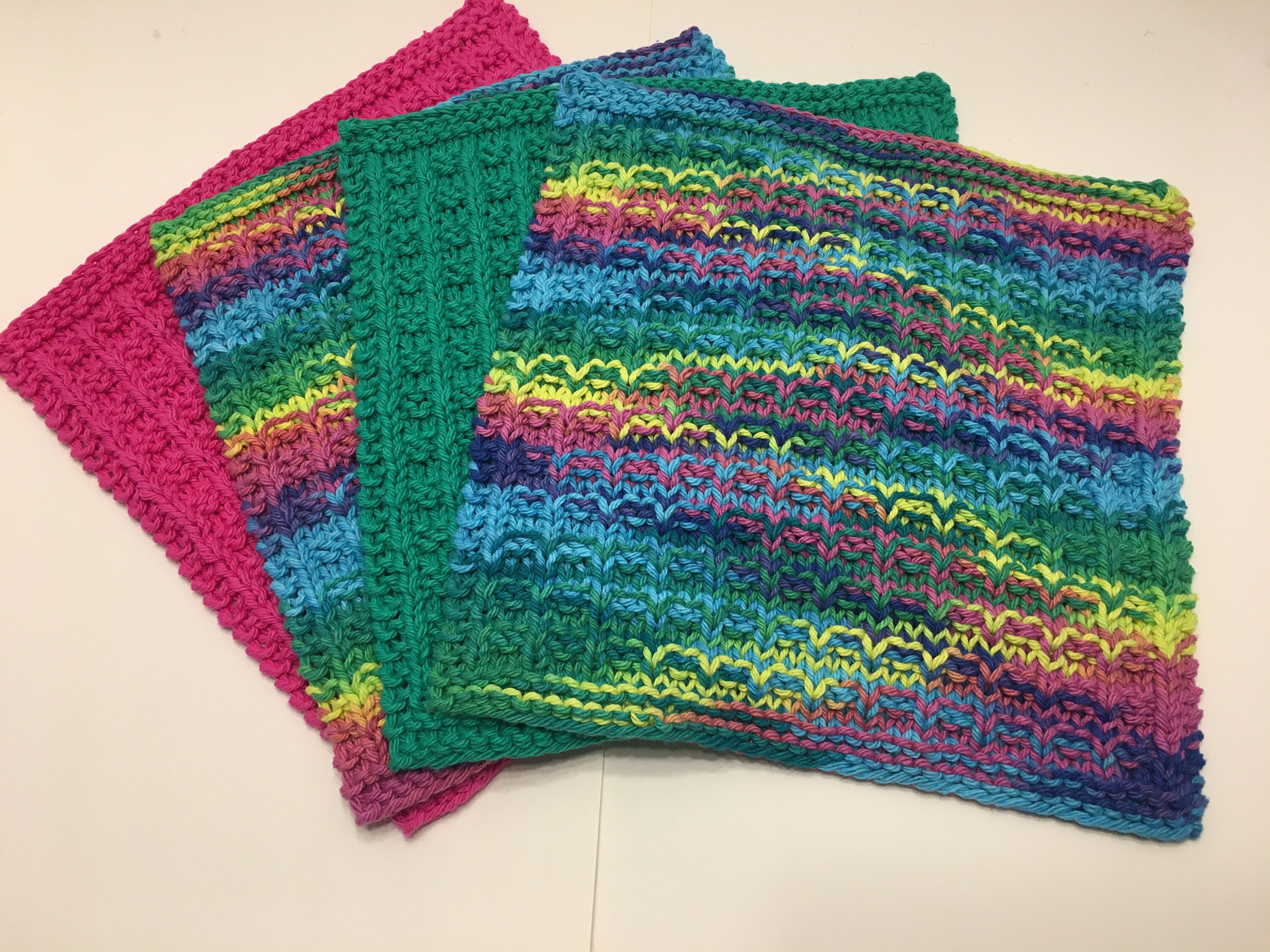 Handmade Dishcloths 100 Cotton Set of 4 20/03201 Etsy