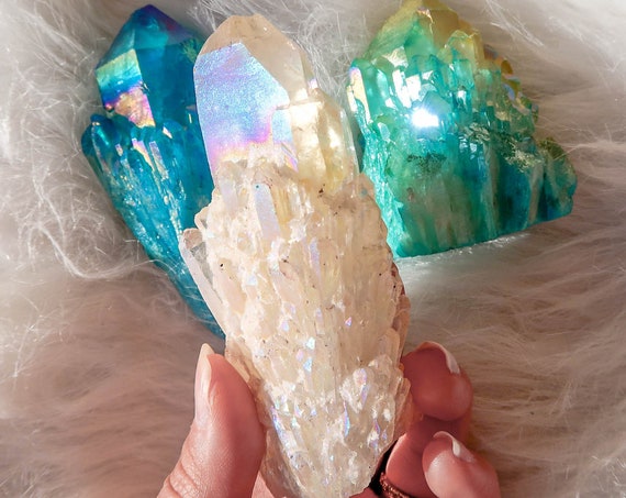 Baguette Magique Quartz Rose et Fluorite main image 0