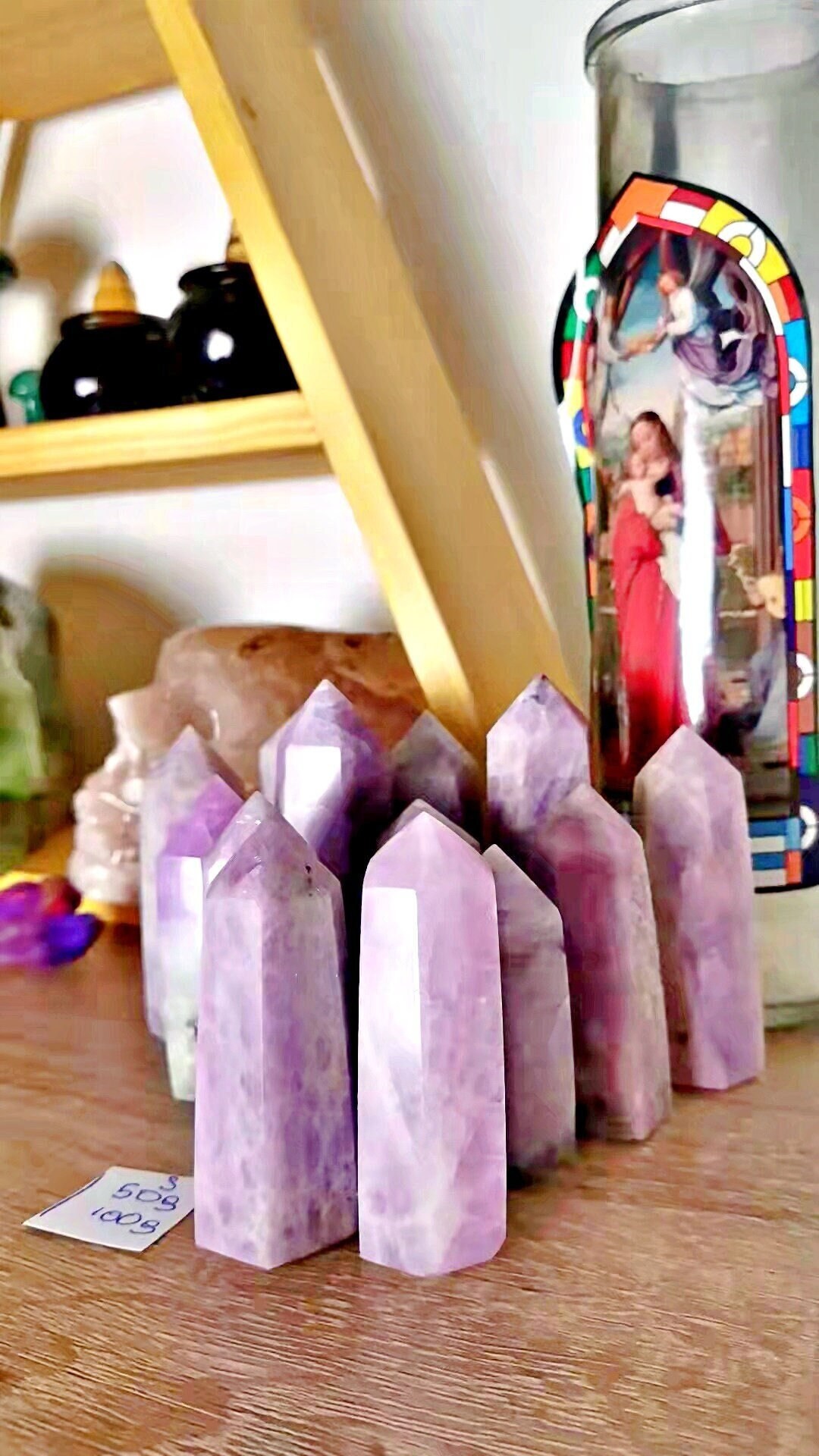 Pointes de Kunzite Naturelle Du Brésil Pour Lithothérapie