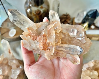 Amas Naturels de Cristal de Roche du Brésil