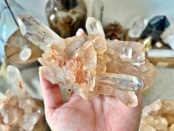 Amas Naturels de Cristal de Roche du Brésil
