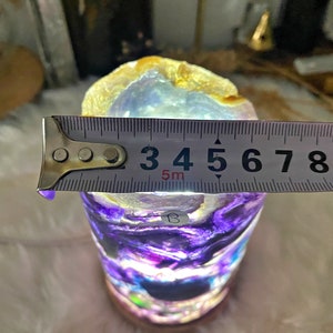 Lampe de fluorite naturelle d'excellente qualité pour la lithothérapie et le feng shui image 3