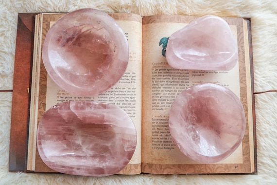Bols en Quartz Rose Excellente Qualité