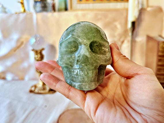 Crâne en aventurine