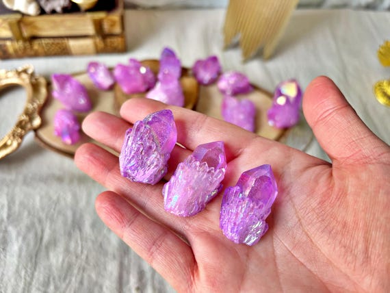 Spirit Quartz Aura Violet
