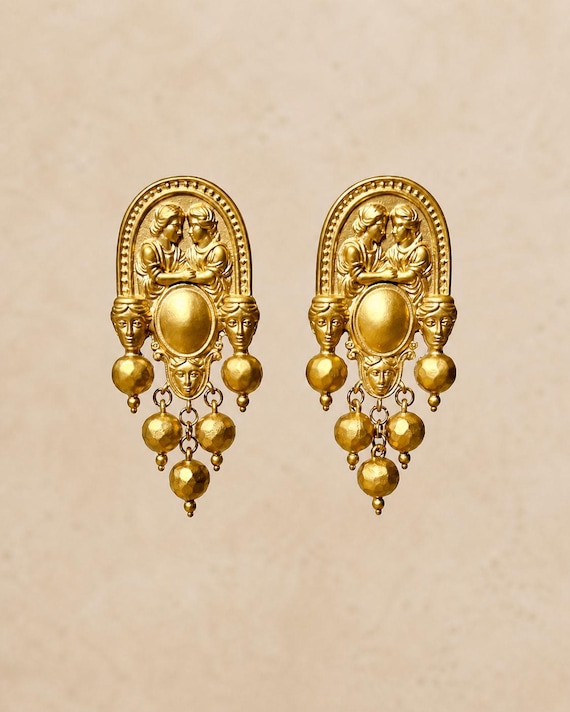 Boucles d’oreilles Hieros Gamos — Inspiration Pompéi
