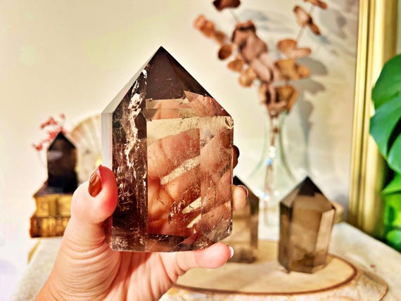 Pointes de Quartz Fumé XXL