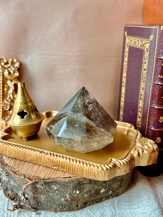 Diamant en Quartz Fumé