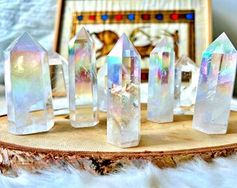 Pointe de Cristal d'Aura Opale