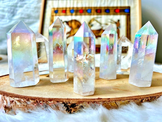 Pointe de Cristal d'Aura Opale