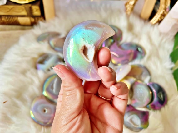 Lune en Agate Aura