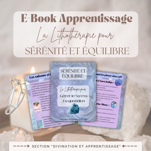 E-Book &quot;Lithothérapie pour la Gestion du Stress au Quotidien&quot; - Feng Shui et Bagua pour la Sérénité