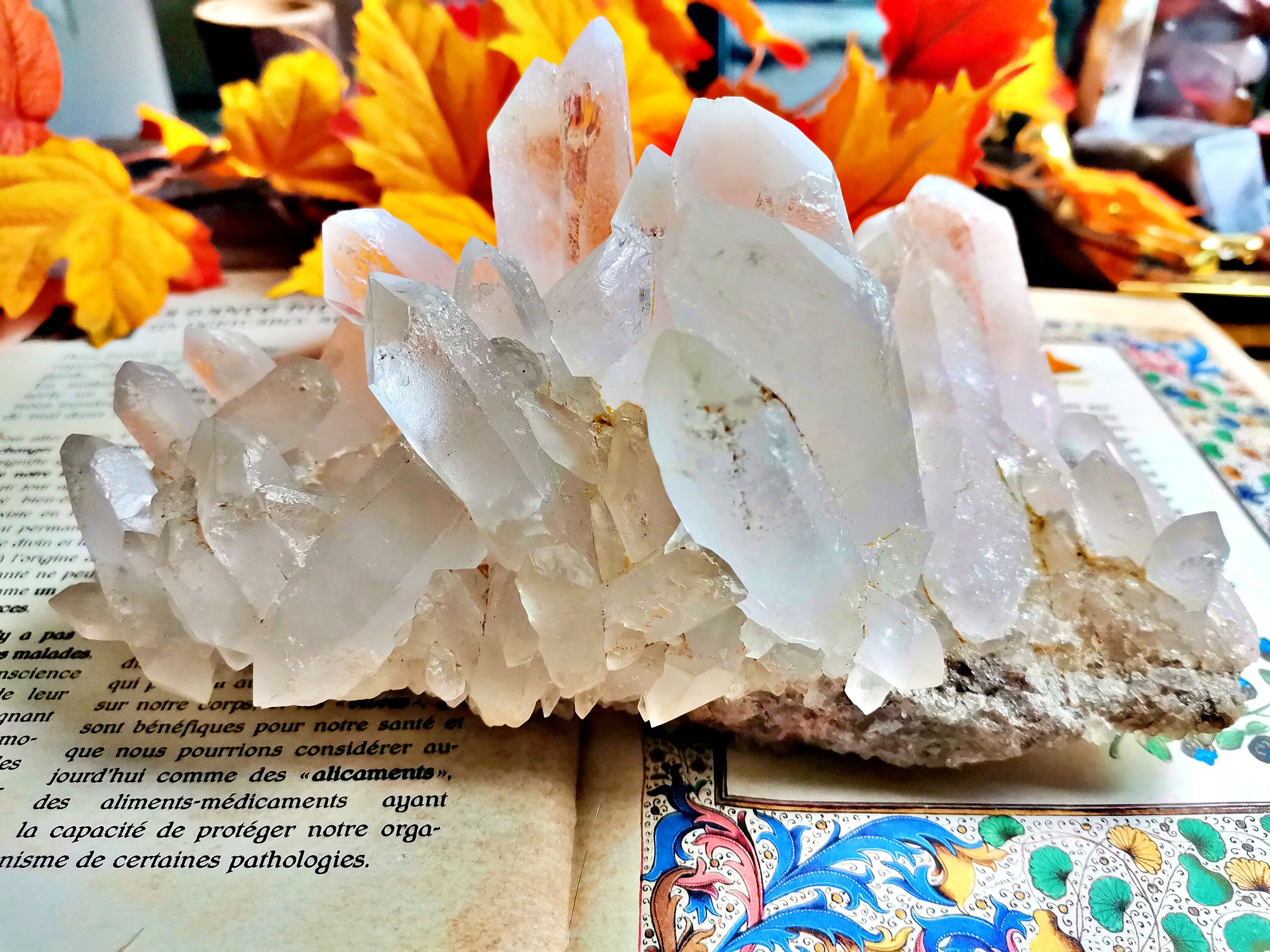 Roche de Cristal Roche Naturelle Du Brésil 1, 229G | Grosses Pointes Feng Shui et Énergies