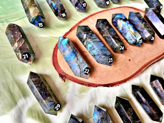 Labradorite Double Pointe - À Choisir sur Photo