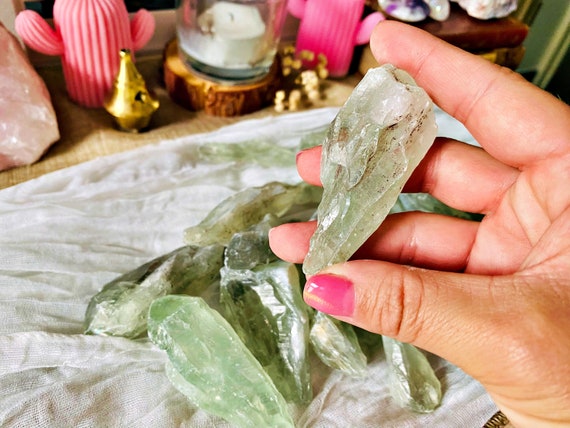 Fragment d'Apophyllite Verte (Fluorapophyllite) Naturelle pour Lithothérapie et Chakra