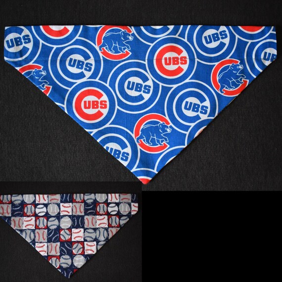 cubs dog scarf