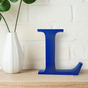 Letras de madera grandes, letras de madera decorativas para escritorio o estantería, regalos de decoración de escritorio de oficina