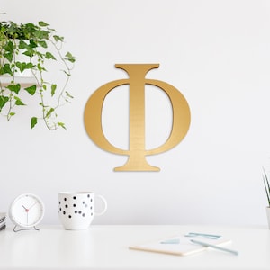 Any Greek Letter for Wall, Custom Sorority Sign - Wood Greek Letter Sign College Dorm & Preppy Room Decor, Graduation or Big Little Gift