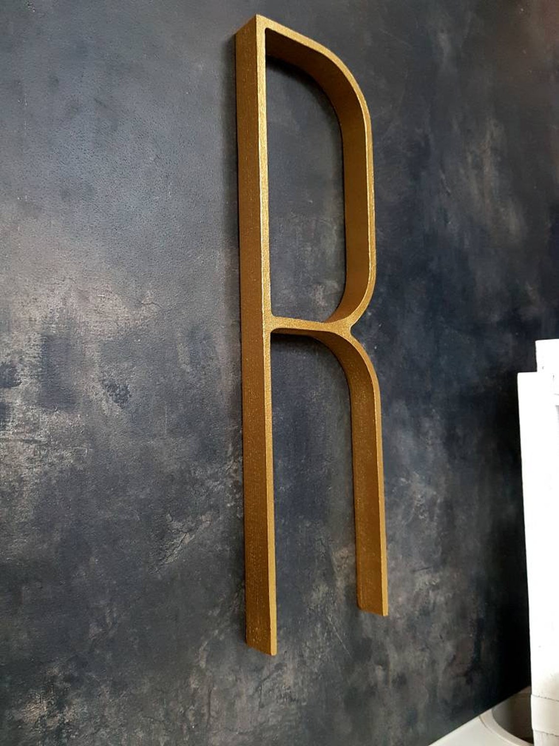 Large Wooden Letters for Wall Mid Century Modern Decor Wood Etsy
