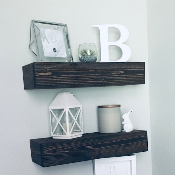 Painted Free Standing Letters for Shelf, Custom Wood 3d Block