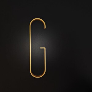 Lettre initiale décorative murale - Lettres en bois faites à la main sur commande pour mur grand ou petit