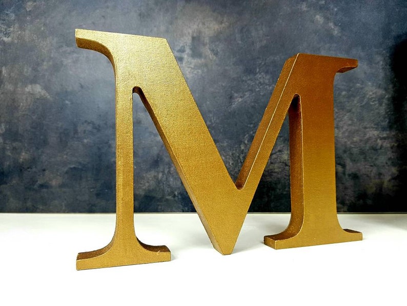 Decorative Standing Letter Freestanding Letter Wedding Decor Etsy