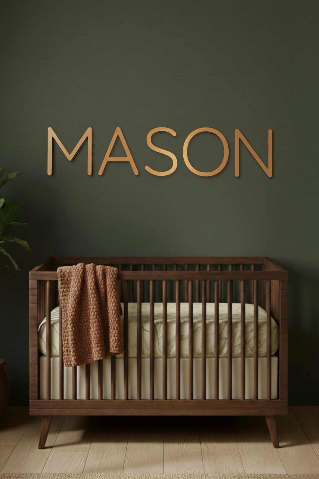 Personalized Baby Name Sign for Nursery Wall – Custom Wooden Letters ...