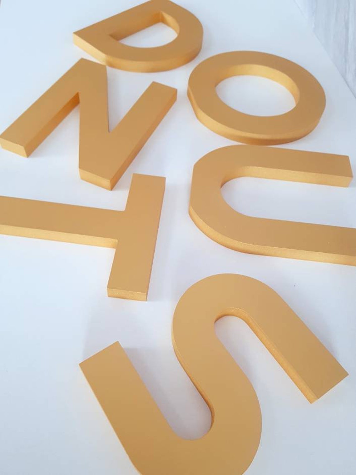 Custom wood table 3d letters large wooden standing letters Etsy