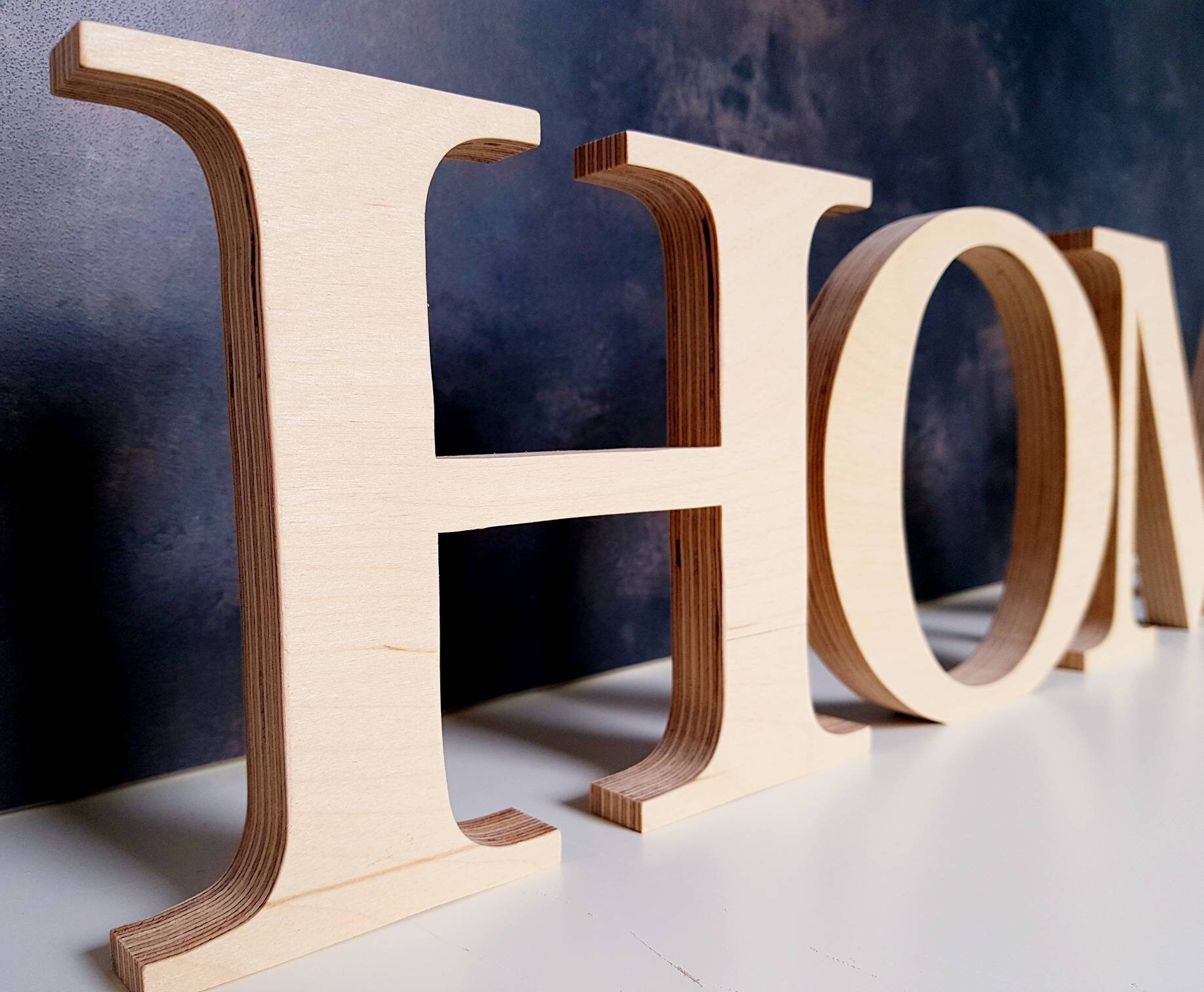 Free Standing Wooden Letters Custom Name Letters Nursery Etsy Australia