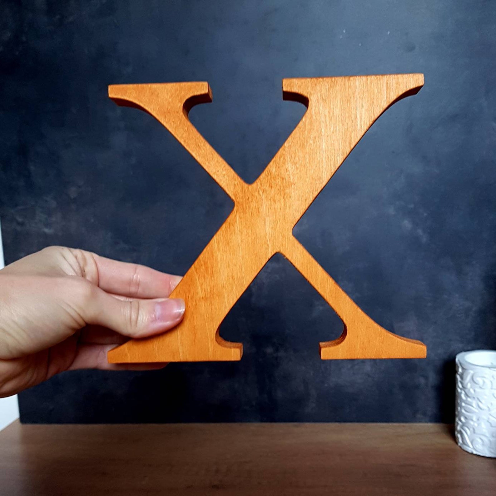 Large Wooden Nursery Letter Wood Letter Sing Free Standing Etsy