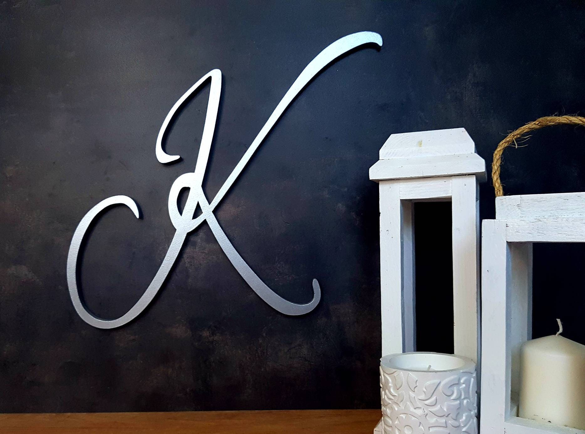 grande lettre en bois mariage