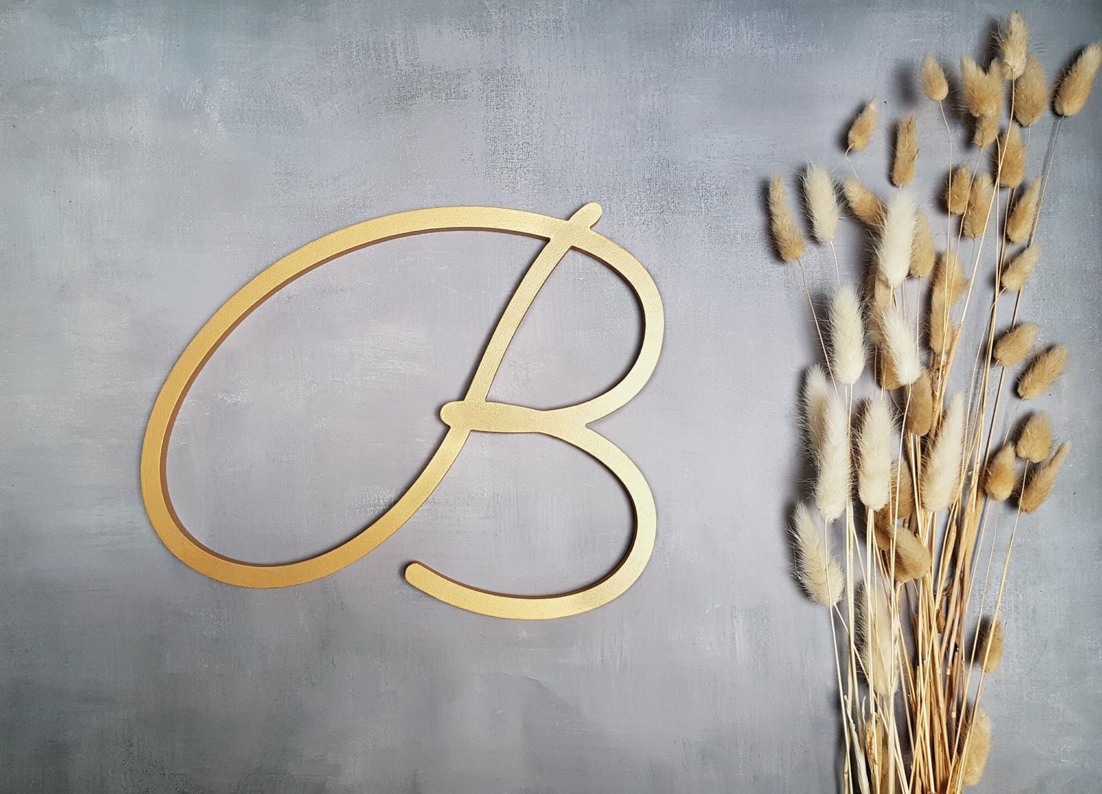 Cursive Letters for Wall Decor Large Wooden Letters Above Bed - Etsy