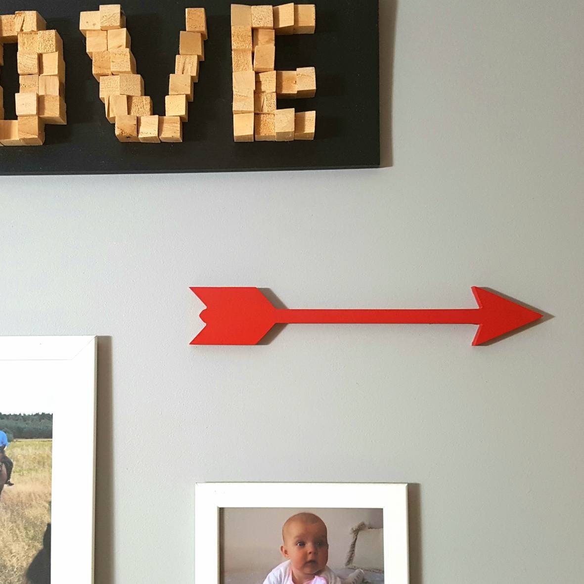 Large wooden arrows for wall wooden arrow wall decor wall Etsy