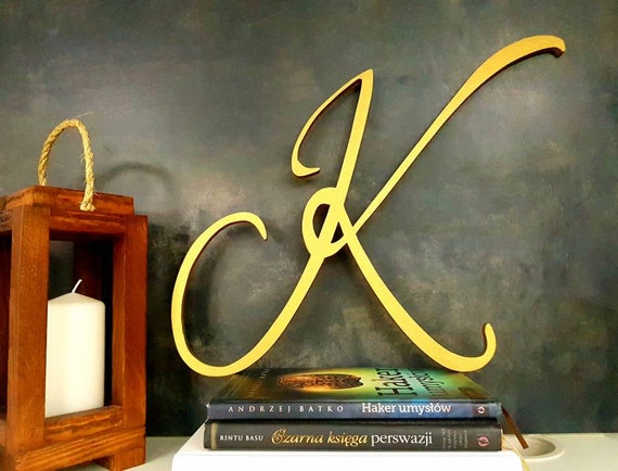 Decorative Letters For Wall Large Gold Letter K Wedding - Giant Letter K Wall Decor Decorative Letters For Wall Large Gold Letter K Wedding - Giant Letter K Wall Decor