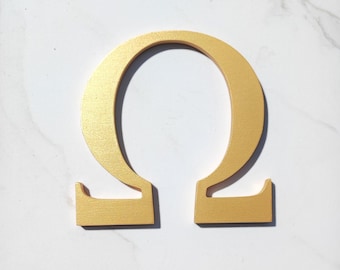 Wooden Greek Letter Wall Decor – Custom Sorority Decor for Dorm Room