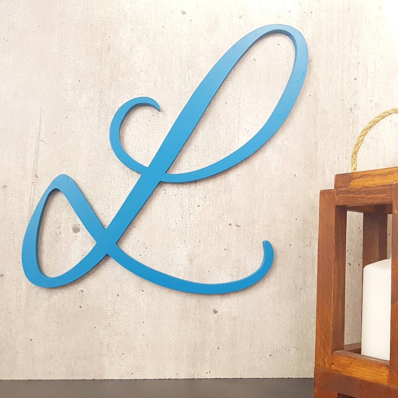 Wood wall letters decor large wooden letters wooden initials Etsy